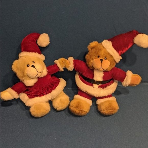 Playtronix Other - Playtronix Mommy & Daddy Santa Christmas Bears holiday
